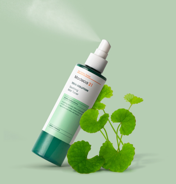 Madeca21 Teca Soothing Mist Toner 200ml Hydrating Korean Skincare for Calm Glow