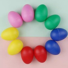 3/10X Egg Shakers Easter Maracas Latin Hand Percussion Sensory Toy Rattle Easter