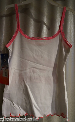 Débardeur GK Elite Sportswear – Blanc/Rose, Taille S (junior), Neuf étiquettes