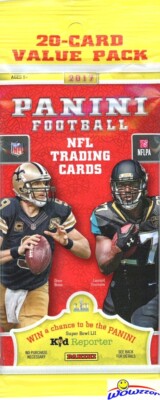 2017 Panini Football Factory Sealed Jumbo Fat Pack-20 Cards! PAT MAHOMES RC Year