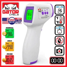 Infrared Digital Thermometer Human Body Forehead Temperature Gun LED No-Contact