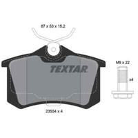 Textar Bremsbelagsatz, Scheibenbremse 2355401