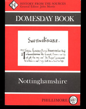 JOHN MORRIS DOMESDAY BOOK NOTTINGHAMSHIRE HISTORY FROM THE SOURCES