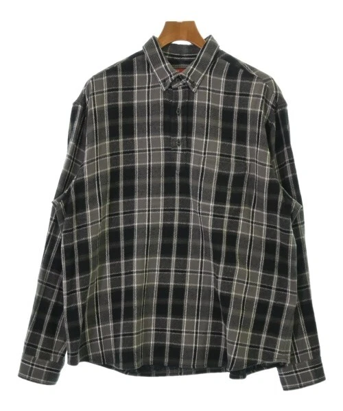 Chemise décontractée suprême noir x gris blanc (motif à carreaux) M 2200499375162