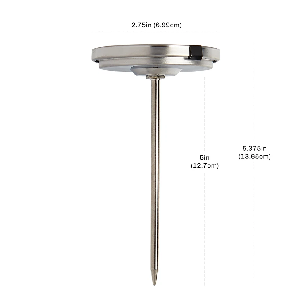 Ovenproof Meat Thermometer – Glow | ProAccurate®, Temperature Guide on 2" Dia...