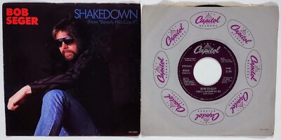 Bob Seger - Lot of Two 7'' 45 RPM Singles 1980's ''Shakedown/ You'll Accomp'ny Me''