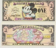 2008 "T" Series Mickey Mouse "MICKEY 80th-Disney Dollar Dollars UNCIRCULATED