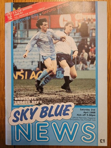 Coventry City Home Programmes (Updated) - Picture 33 of 38