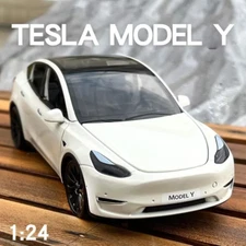 1:24 Model Y Alloy Die Cast Toy Car Model Sound and Light Toy Collectiable