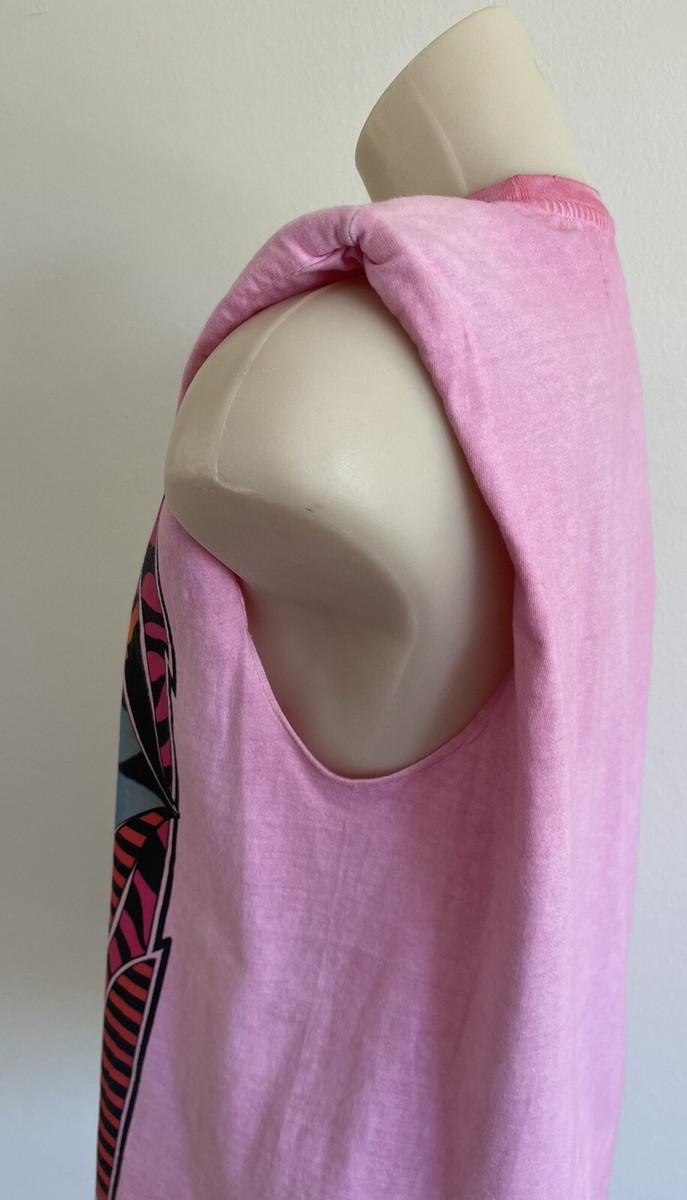 Circus Hotel T-shirt Top Washed Jersey Cotton Light Pink