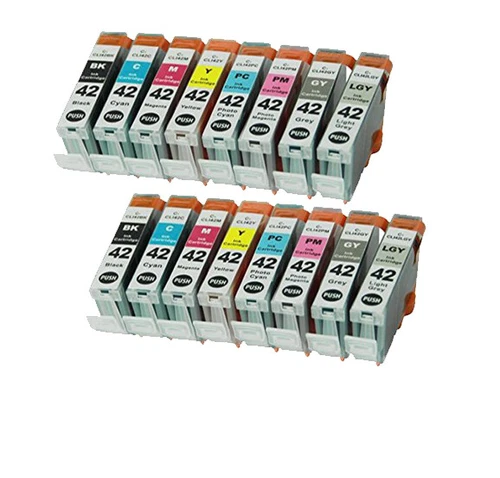 Ink Tanks Color Value Pack for CLI-42 Canon Pixma PRO-100 Printer (with Chip)