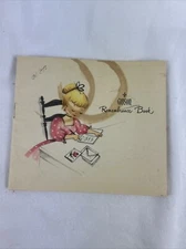 Gibson Rememberance Book Vintage 1959 1960 Calendar Names Addresses Card List