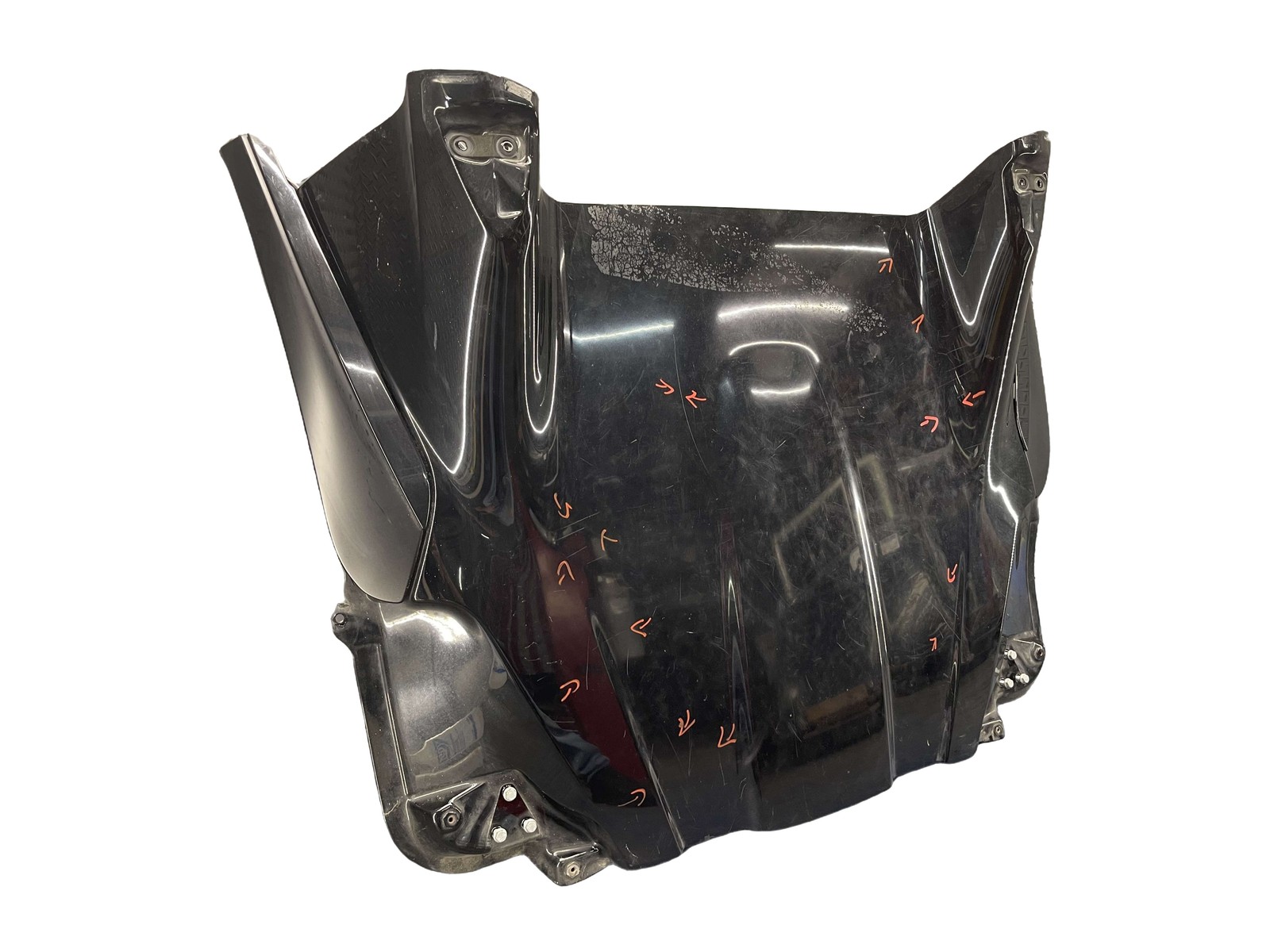 McLaren 720S Spider 2018-2023 Rear Cover panel Black