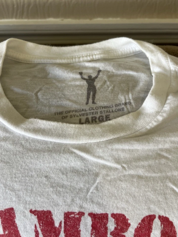 Rambo The War Never Ends T-Shirt Size Large New - Image 2 of 3