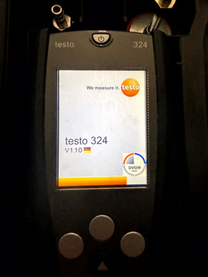 Testo 324 Druck- & Leckmengenmessgerät Gas/Wasser + Drucker + Koffer Zubehör