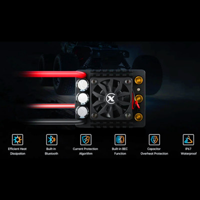 XC-ESC Brushless ESC  1/10 1/8  80A 120A 160A 200A Bluetooth BEC 7.4V 2/3S 6S 8S