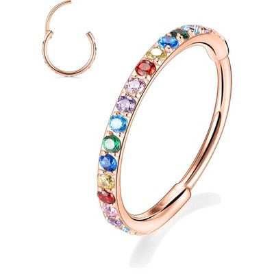Ohrpiercing Nasenring Conch Hoop Ring Tragus Chirurgischer Stahl Schmuck