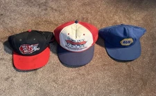 (3) VTG SnapBack Hats Caps- NAPA Auto, Snap-On Tools, 1983 Super Bowl Trucker