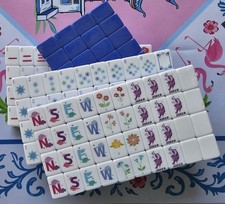 NEW! Celestial Blue 4-Layer Unbranded Mahjong...