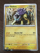 Pokemon Raikou 048/132 Me01: Mega Evolution Cosmos Holo Blister Exclusive