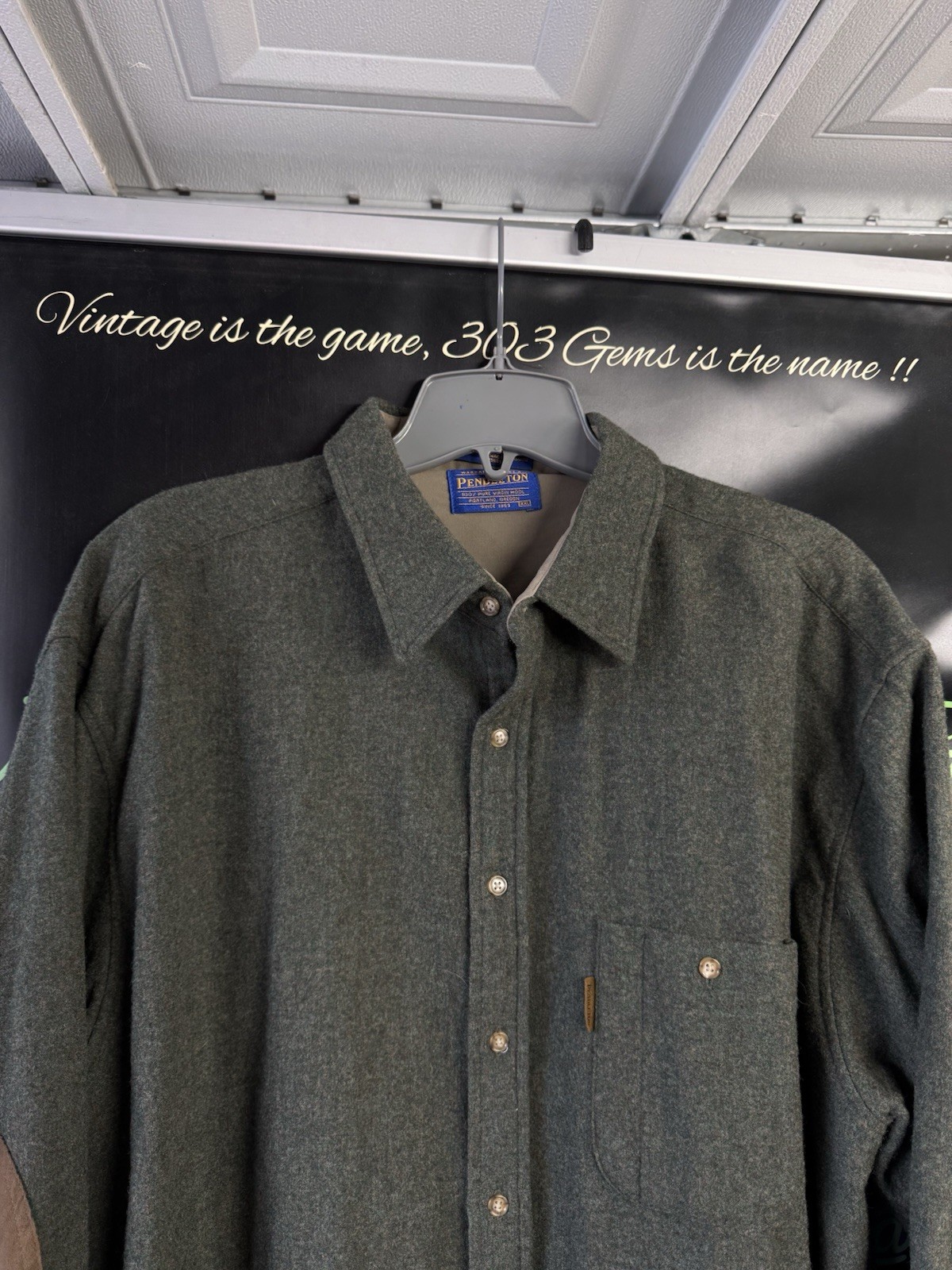 Vintage Authentic Pendleton Trail Wool Shirt Jack… - image 3