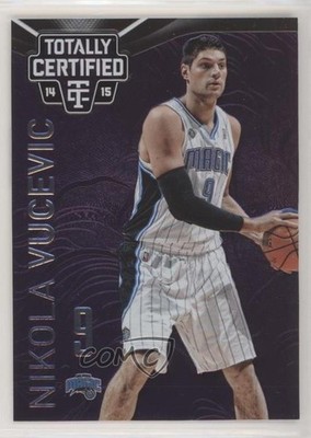 2014-15 Panini Totally Certified Platinum Purple 9/49 Nikola Vucevic #24 7y2
