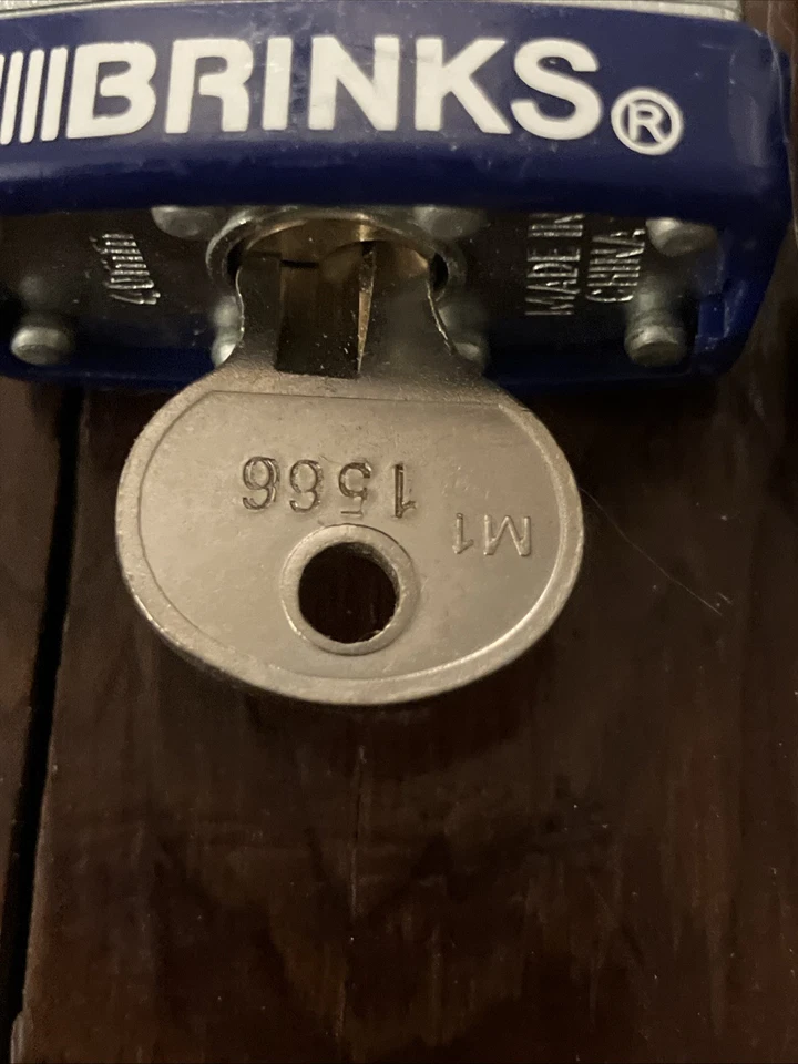 Brinks Steel Shackle Boron Padlock Laminated Lock Pry Cut Resistant Lot Of 2 - Image 2 of 4