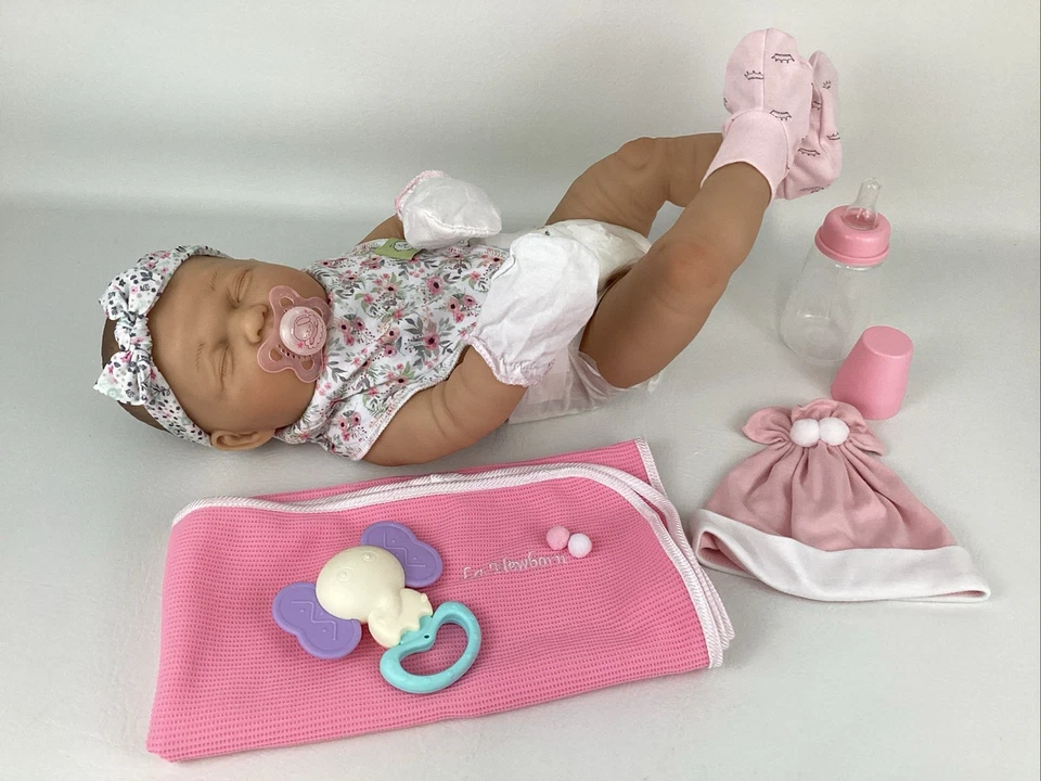 Berenguer SE Doll Special Edition La Newborn 21" Non Gender Full Body Vinyl NOB - Image 2 of 4