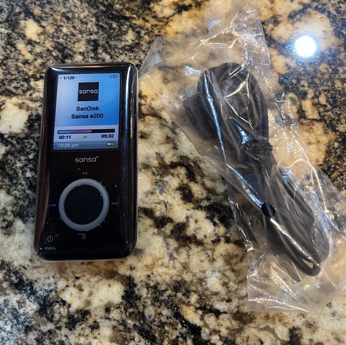 SanDisk SANSA e200 Port Media Player/MP3/Digital Audio/Voice 8GB Refurbished