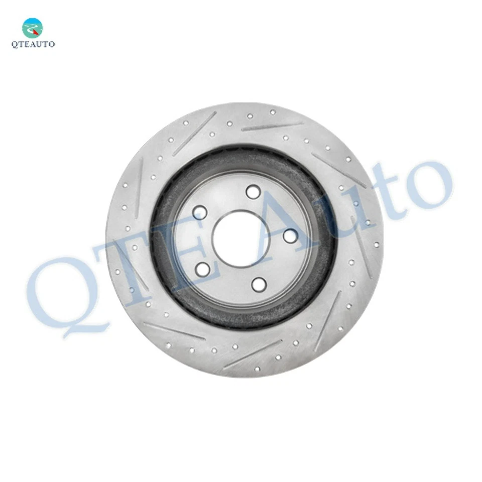 Set 4 Front 336mm-Rear 352mm Drilled Brake Rotors For 2002-2010 Dodge RAM 1500 - Image 4 of 4