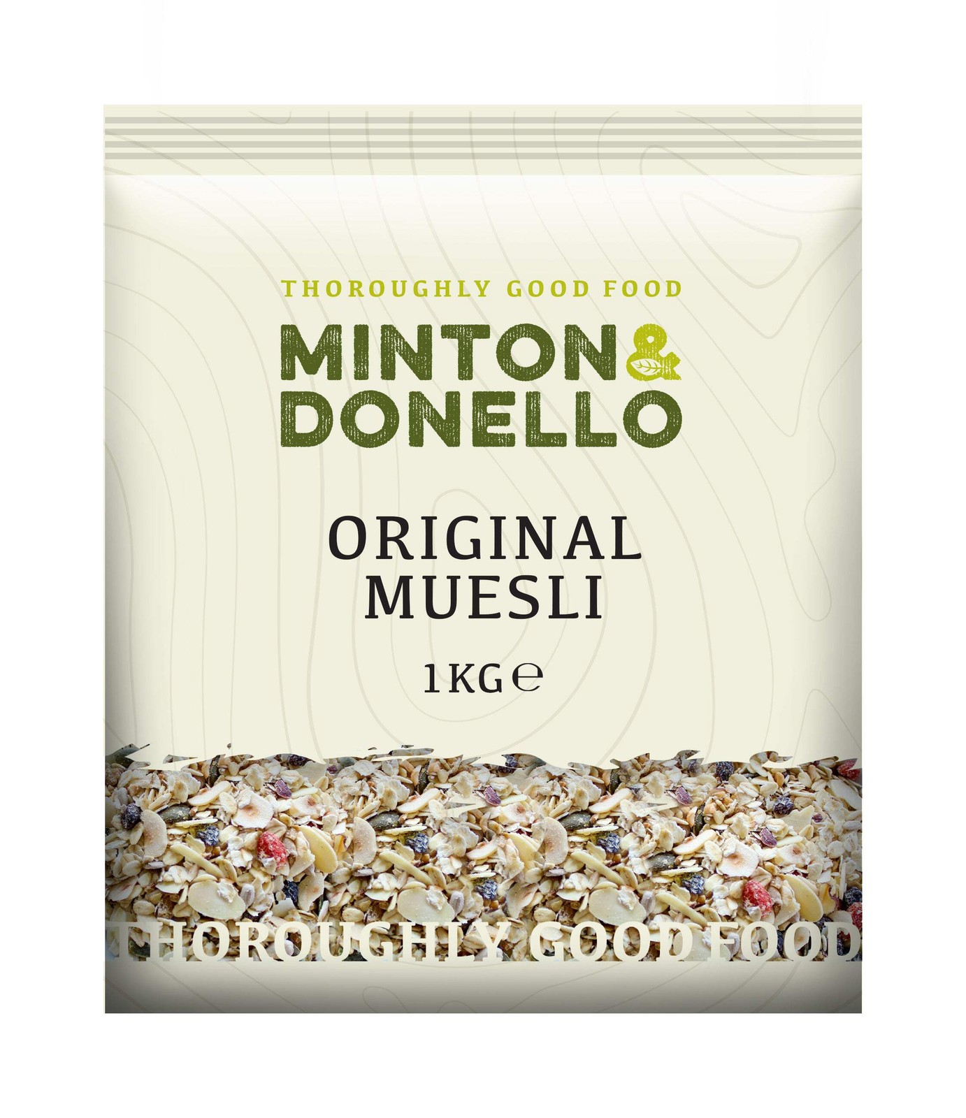 Minton & Donello Original Muesli 6x1kg Bulk Breakfast Cereal