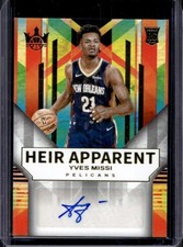 2024-25 Panini Court Kings Yves Missi Heir Apparent RC Auto #/125 Pelicans