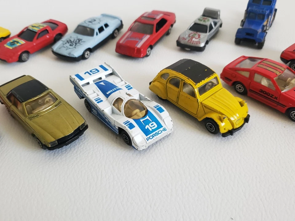 MC Toy Zylmex Mini Auto Vintage Metallo Plastica Macau Cina - Lotto Di 15 - BE - Immagine 4 di 4