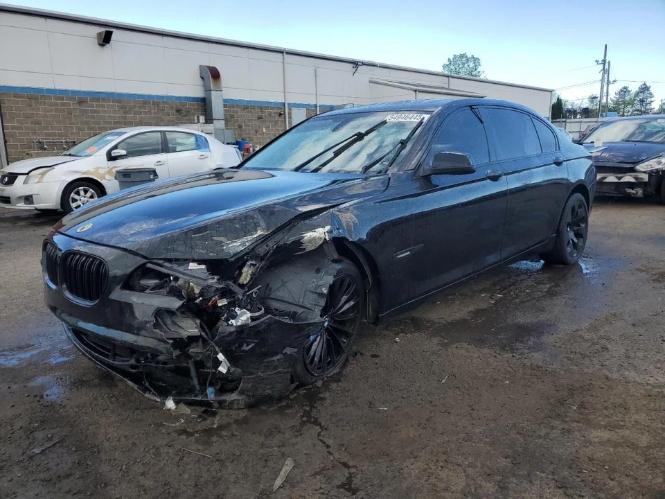 Puerta trasera del conductor Li LWB vidrio de un solo panel para BMW 750i 1438241 09-15 Foto 2 de 4