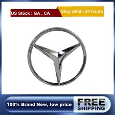 GLOSS Silver Star Emblem Rear Trunk Lid Logo Badge SEDAN Mercedes AMG E350 W212