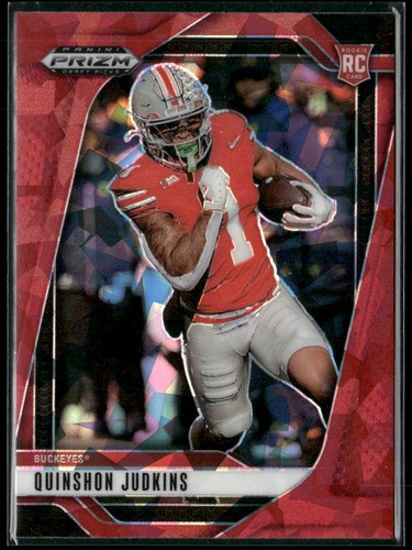 2025 Panini Prizm Draft Picks #84 Quinshon Judkins Prizms Red Ice