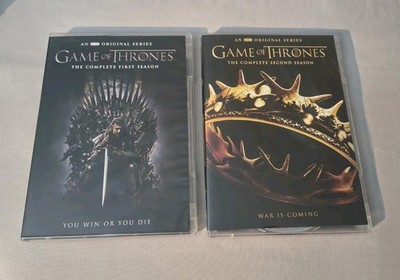 Game Of Thrones - Complete First & Second Season (DVD, 2017, 5-Discs - 2 Sets)