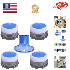 4PCS M16.5 Faucet Aerator Plug-In for Kitchen  Bathroom - 1.2GPM Efficiency