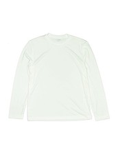Sport-Tek Boys Ivory Long Sleeve T-Shirt S Youth