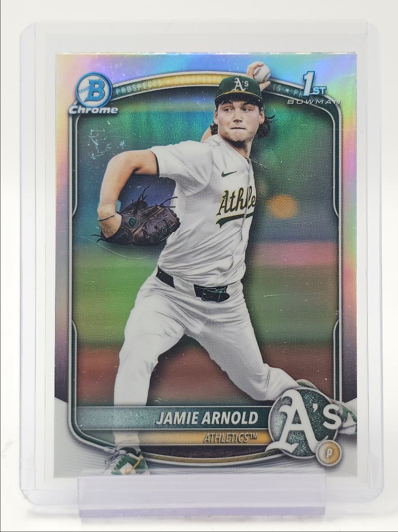 JAMIE ARNOLD 2025 BOWMAN CHROME DRAFT 1ST BASEBALL REFRACTOR C Q1339