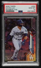 2020 Topps Rainbow Foil Gavin Lux #292 PSA 10 GEM MT 07b3
