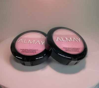 Almay LOT OF 2 Powder Blush 10 PINK 0.3oz AS PICT, NEW NOBOX