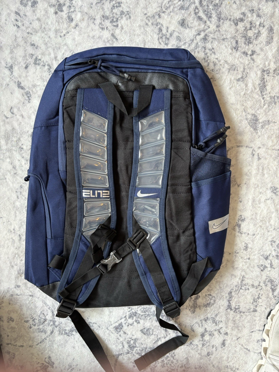 Nike Elite Pro 32L Basketball Backpack - Navy Blue/Black | eBay