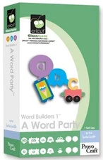 CRICUT WORD BUIDERS 1 *A WORD PARTY* CLASSMATE FONT CARTRIDGE *NEW SEALED*