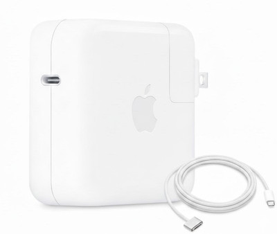 APPLE  70W USB-C Power Adapter Charger W/ Silver  Magsafe 3 Cable Genuine !