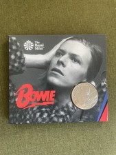 Royal Mint David Bowie £5 Five Pounds Coin 2020 Elizabeth II Presentation Pack