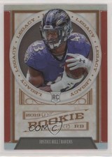 2019 Panini Chronicles Legacy Update Rookies Red 92/99 Justice Hill #216 0s5