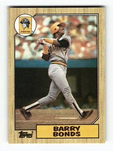 1987 Topps #320 Barry Bonds Pirates Rookie Card High Grade Centered Sharp