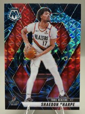 2024-25 Panini Mosaic Shaedon Sharpe Genesis Prizm #61 SSP Case Hit Blazers