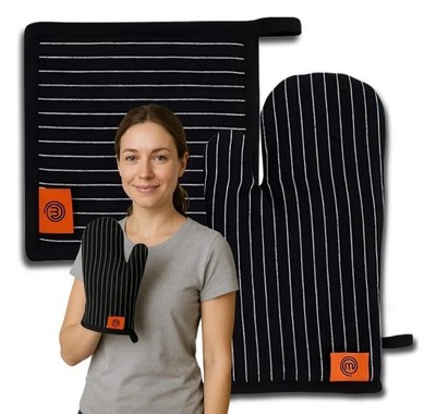 MasterChef Ofenhandschuh- und Topflappen-Set 2-teilig